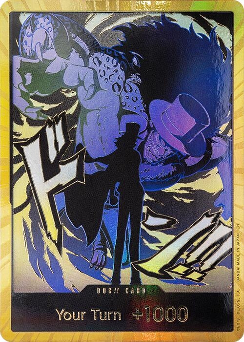 Image for DON!! Card (Rob Lucci) (Gold) (Premium Booster -The Best- Vol. 2) (PRB-02) - One Piece Card Game