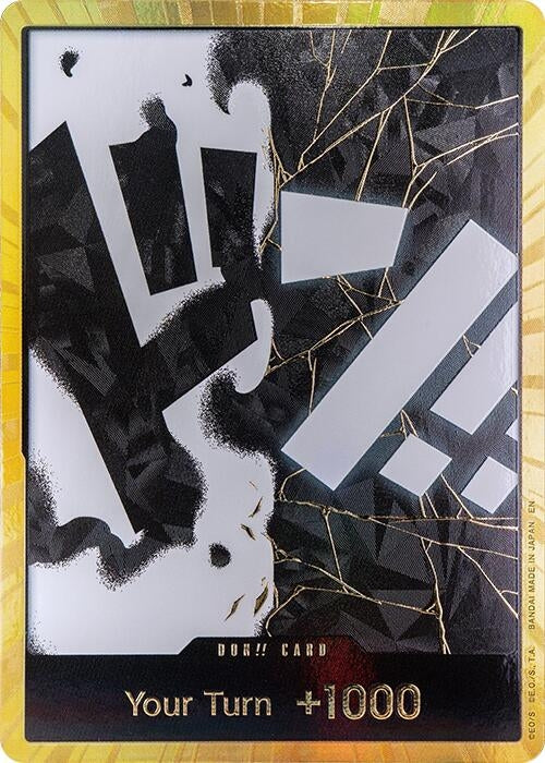 Image for DON!! Card (Teach) (Gold) (Premium Booster -The Best- Vol. 2) (PRB-02) - One Piece Card Game