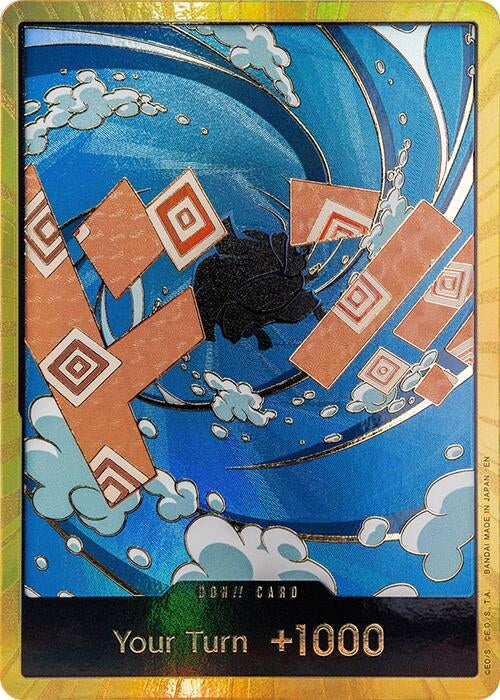DON!! Card (Jinbe) (Gold) (Premium Booster -The Best- Vol. 2)