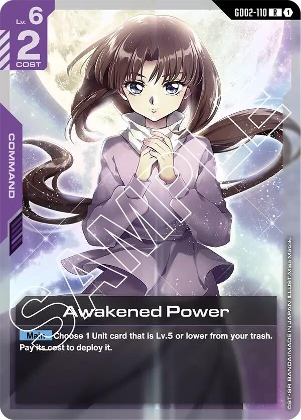 Image for Awakened Power (GD02-110) (Dual Impact) (GD02) - Gundam Card Game