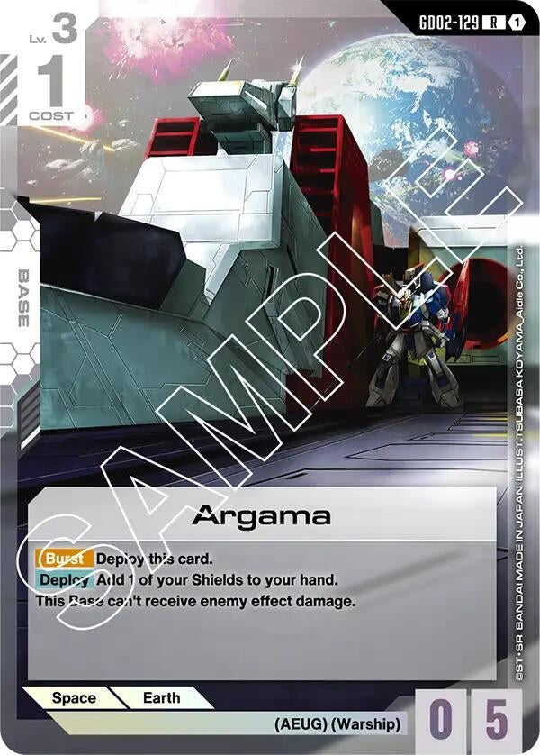 Image for Argama (GD02-129) (Dual Impact) (GD02) - Gundam Card Game