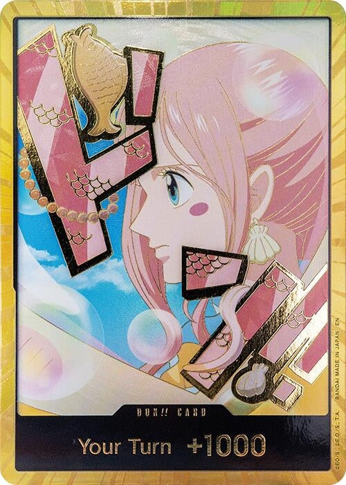 Image for DON!! Card (Shirahoshi) (Gold) (Premium Booster -The Best- Vol. 2) (PRB-02) - One Piece Card Game