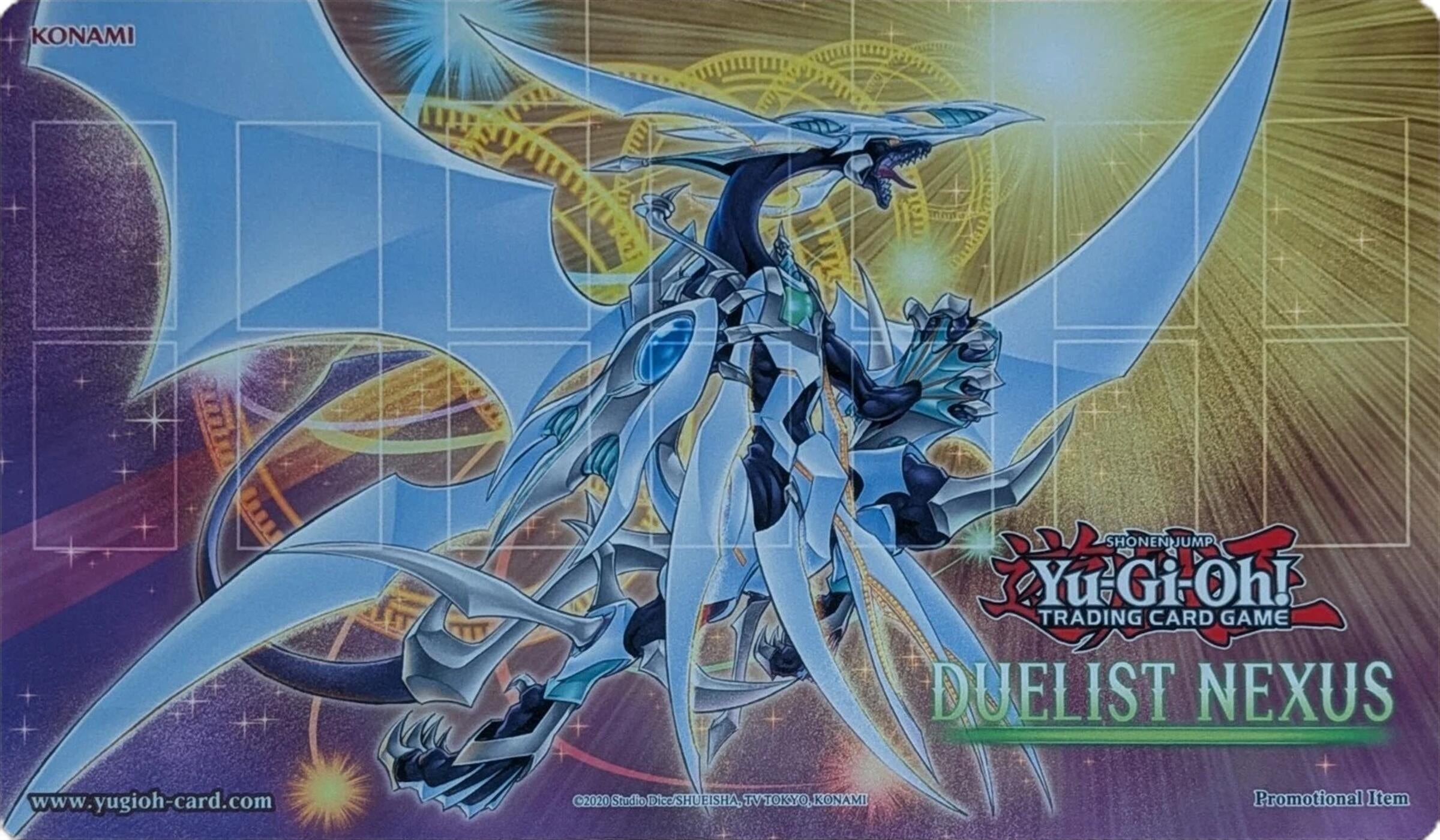 Image for Yu-Gi-Oh! Duelist Nexus Sneak Peek Promo Game Mat - Cosmic Quasar Dragon - Playmats