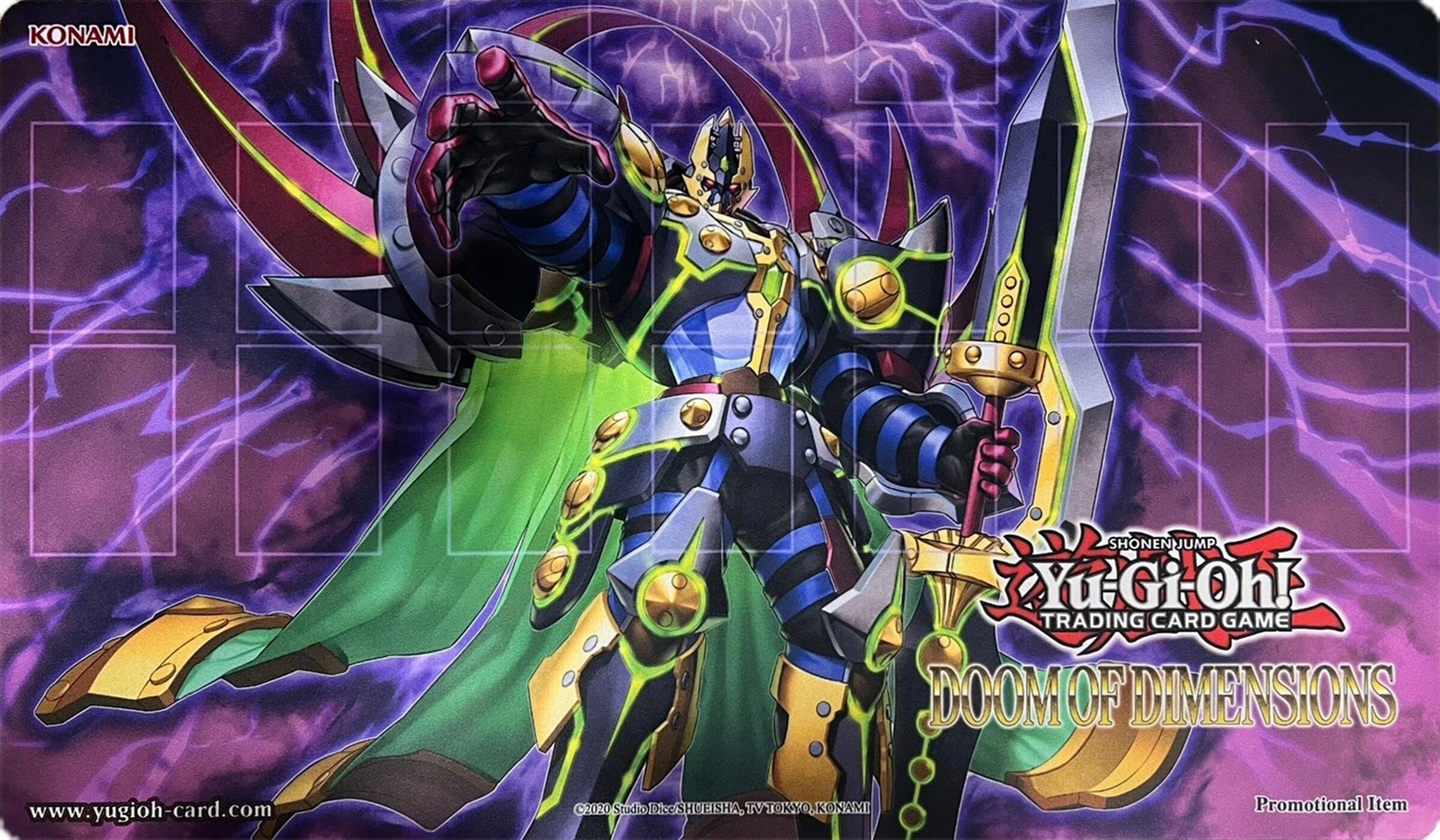 Image for Yu-Gi-Oh! Doom of Dimensions Sneak Peek Promo Game Mat - D/D/D/D Dimensional King Arc Crisis - Playmats