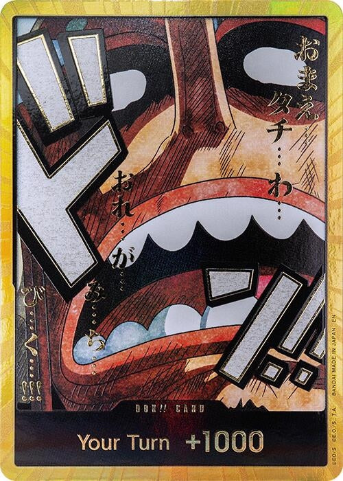 Image for DON!! Card (Usopp) (Gold) (Premium Booster -The Best- Vol. 2) (PRB-02) - One Piece Card Game