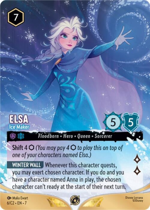Image for Elsa - Ice Maker (6) (Disney Lorcana Promo Cards) (DLPC) - Disney Lorcana
