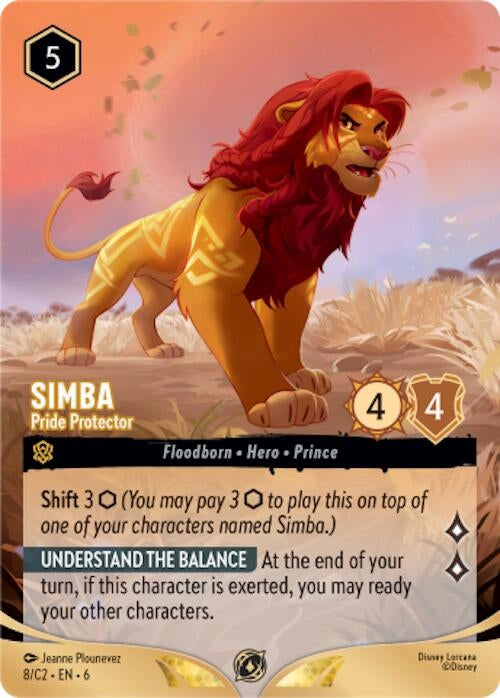 Image for Simba - Pride Protector (8) (Disney Lorcana Promo Cards) (DLPC) - Disney Lorcana