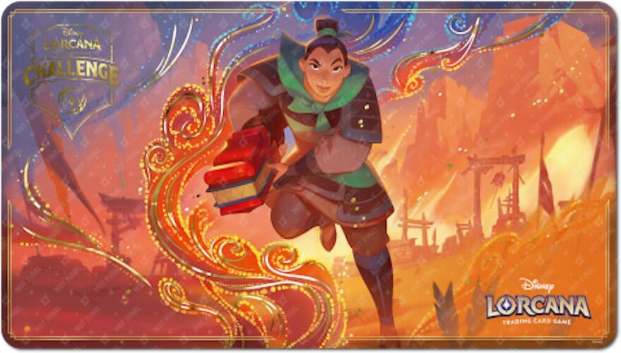 Image for Disney Lorcana: Mulan - Charging Ahead Foil Playmat (Disney Lorcana Challenge) - Playmats