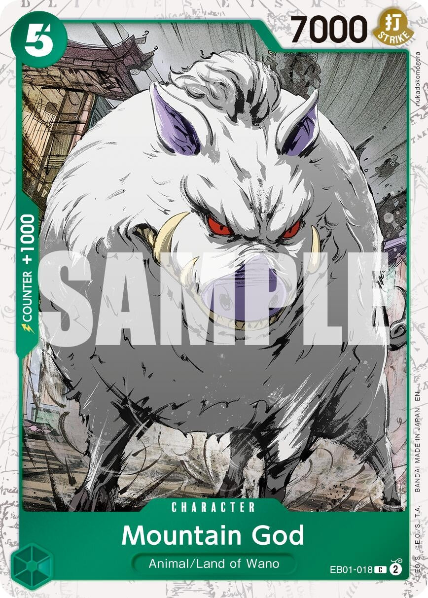 Image for Mountain God (Pirate Foil) (EB01-018) (Premium Booster -The Best- Vol. 2) (PRB-02) - One Piece Card Game
