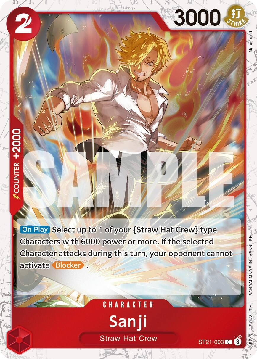 Image for Sanji - ST21-003 (Pirate Foil) (ST21-003) (Premium Booster -The Best- Vol. 2) (PRB-02) - One Piece Card Game