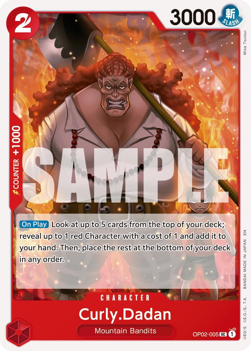 Image for Curly.Dadan (Reprint) (OP02-005) (Premium Booster -The Best- Vol. 2) (PRB-02) - One Piece Card Game