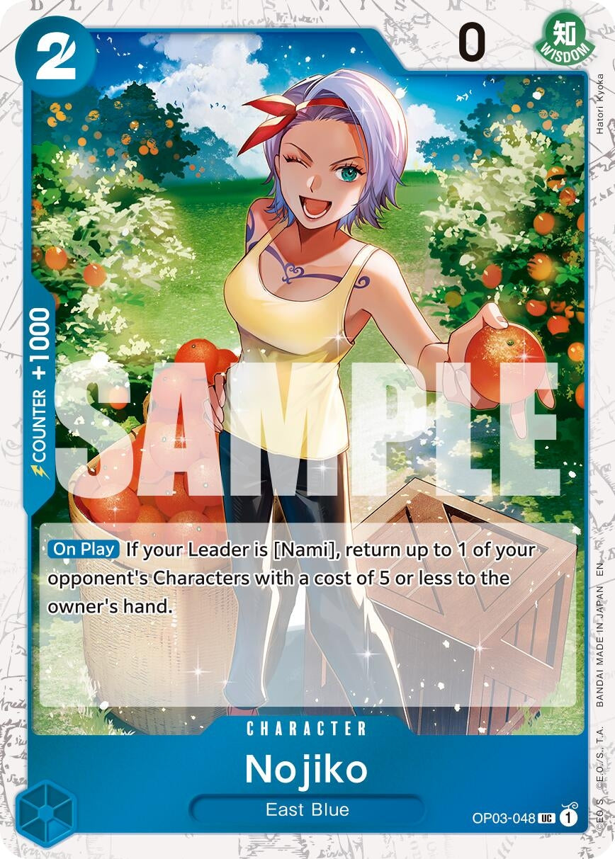 Image for Nojiko (Pirate Foil) (OP03-048) (Premium Booster -The Best- Vol. 2) (PRB-02) - One Piece Card Game