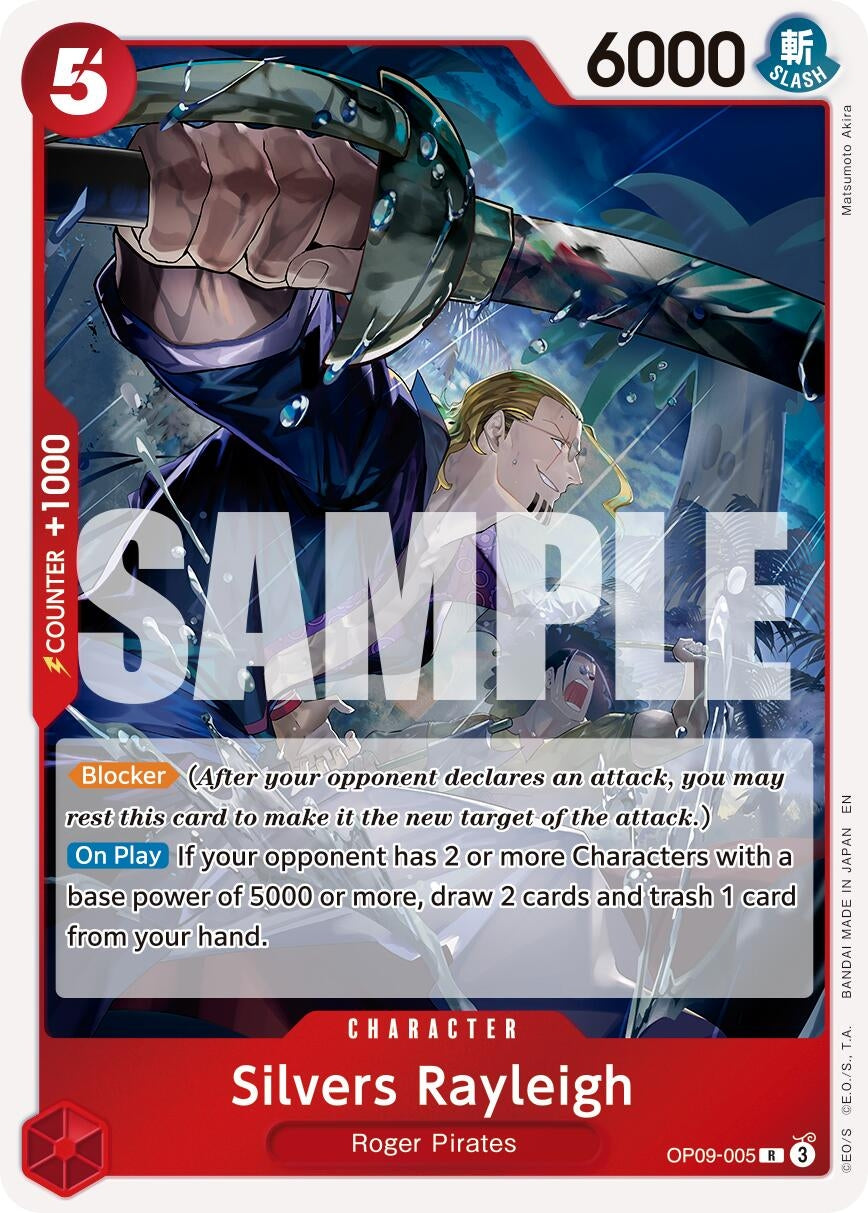 Image for Silvers Rayleigh - OP09-005 (Reprint) (OP09-005) (Premium Booster -The Best- Vol. 2) (PRB-02) - One Piece Card Game