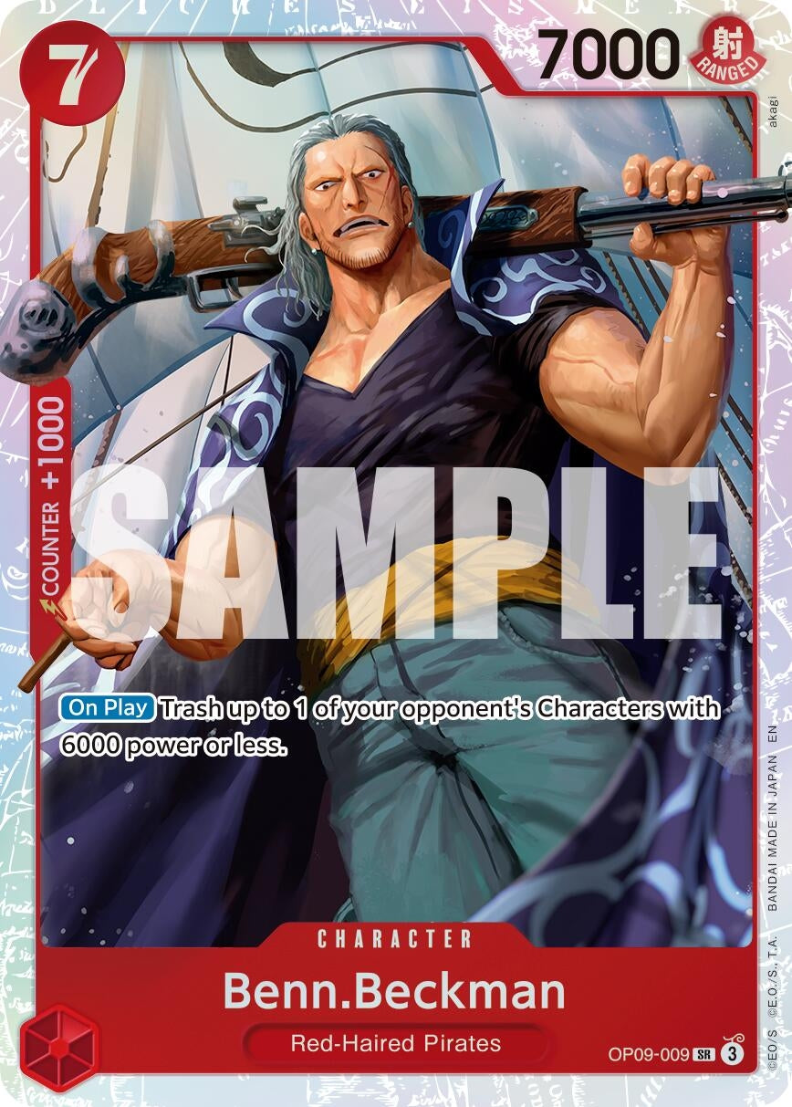 Image for Benn.Beckman (Reprint) (OP09-009) (Premium Booster -The Best- Vol. 2) (PRB-02) - One Piece Card Game