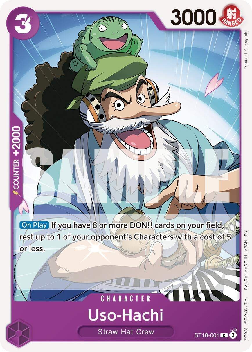 Image for Uso-Hachi (Reprint) (ST18-001) (Premium Booster -The Best- Vol. 2) (PRB-02) - One Piece Card Game