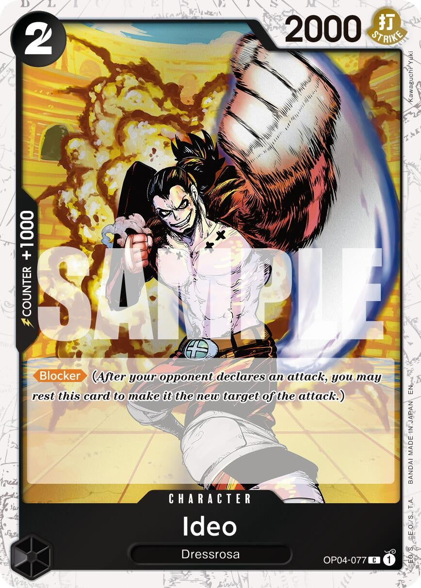 Image for Ideo (Pirate Foil) (OP04-077) (Premium Booster -The Best- Vol. 2) (PRB-02) - One Piece Card Game