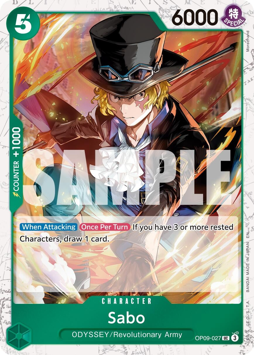 Image for Sabo - OP09-027 (Pirate Foil) (OP09-027) (Premium Booster -The Best- Vol. 2) (PRB-02) - One Piece Card Game