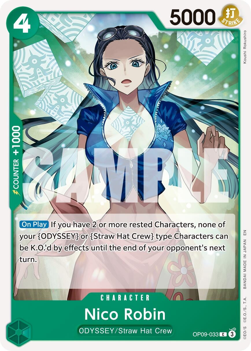 Image for Nico Robin - OP09-033 (Reprint) (OP09-033) (Premium Booster -The Best- Vol. 2) (PRB-02) - One Piece Card Game