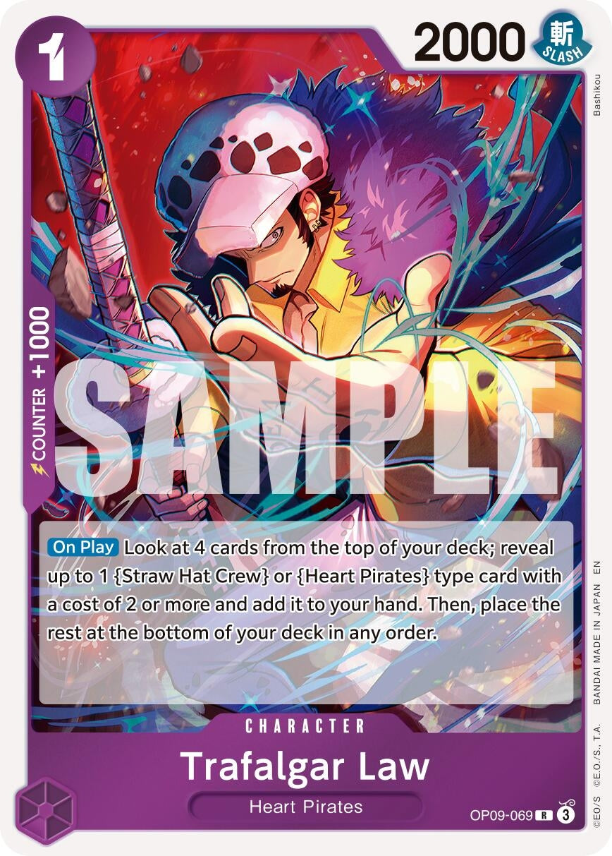 Image for Trafalgar Law - OP09-069 (Reprint) (OP09-069) (Premium Booster -The Best- Vol. 2) (PRB-02) - One Piece Card Game