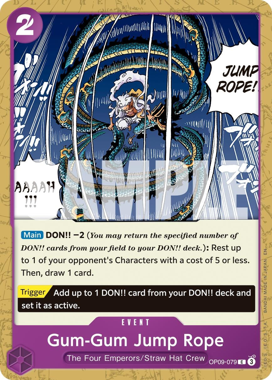 Image for Gum-Gum Jump Rope (Reprint) (OP09-079) (Premium Booster -The Best- Vol. 2) (PRB-02) - One Piece Card Game