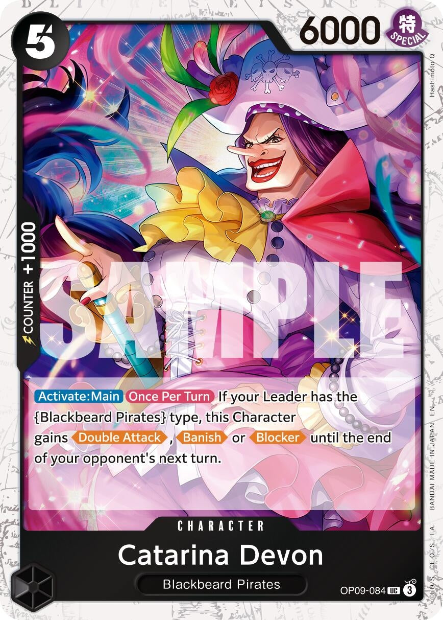 Image for Catarina Devon (Pirate Foil) (OP09-084) (Premium Booster -The Best- Vol. 2) (PRB-02) - One Piece Card Game
