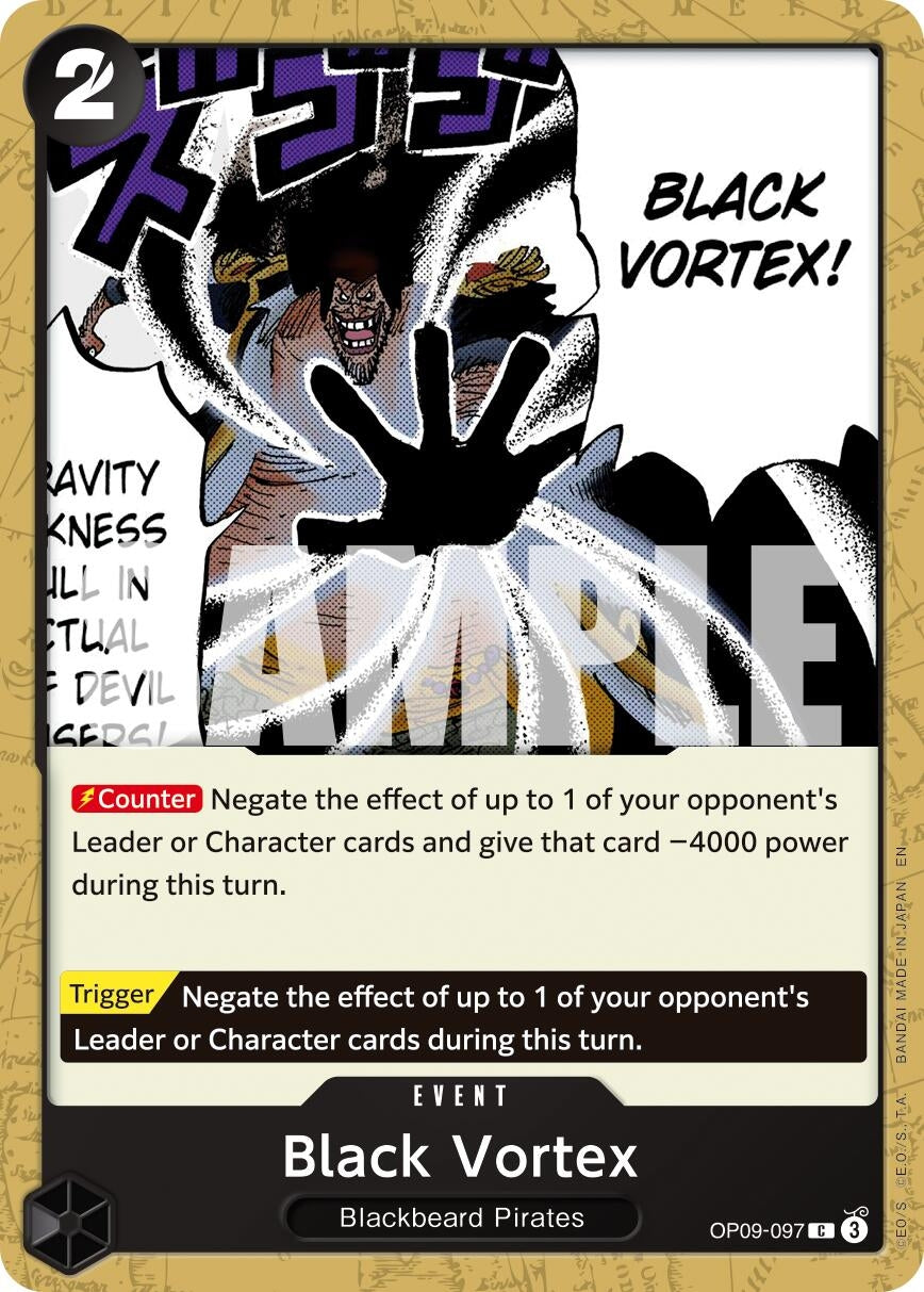 Image for Black Vortex (Reprint) (OP09-097) (Premium Booster -The Best- Vol. 2) (PRB-02) - One Piece Card Game