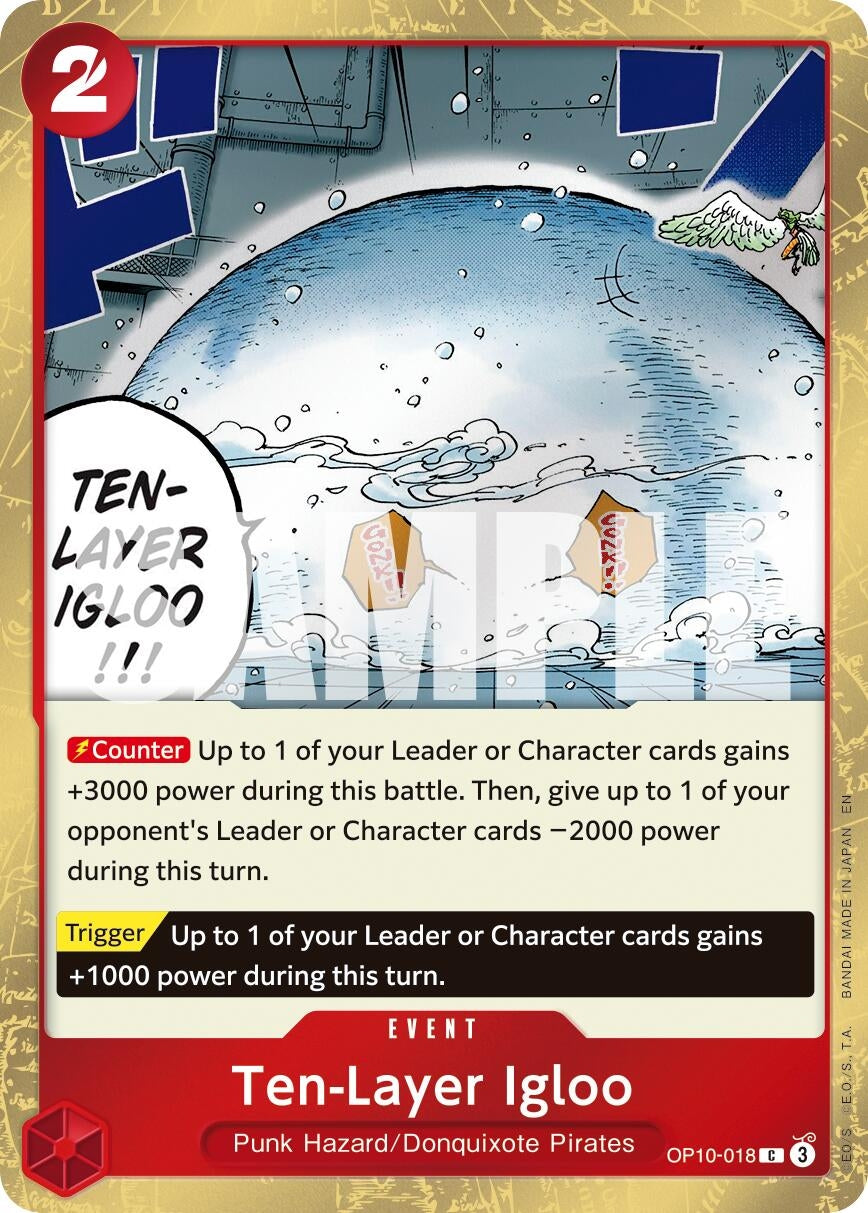 Image for Ten-Layer Igloo (Pirate Foil) (OP10-018) (Premium Booster -The Best- Vol. 2) (PRB-02) - One Piece Card Game