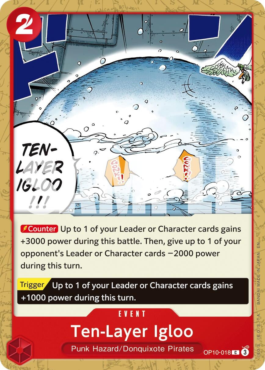 Image for Ten-Layer Igloo (Reprint) (OP10-018) (Premium Booster -The Best- Vol. 2) (PRB-02) - One Piece Card Game