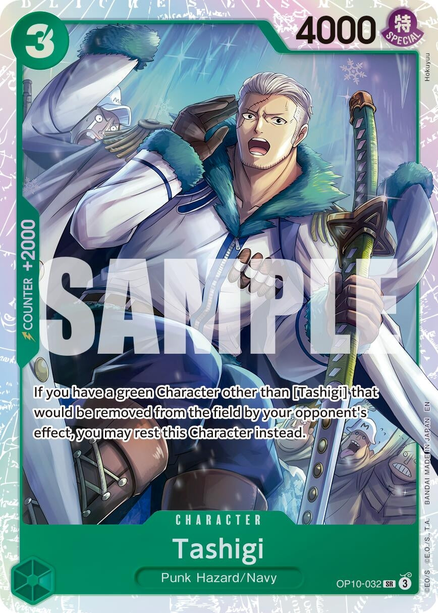 Image for Tashigi (Reprint) (OP10-032) (Premium Booster -The Best- Vol. 2) (PRB-02) - One Piece Card Game