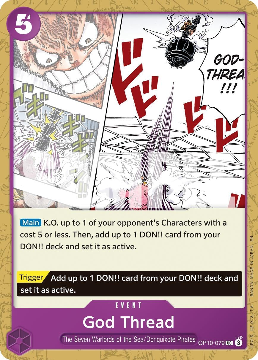 Image for God Thread (Reprint) (OP10-079) (Premium Booster -The Best- Vol. 2) (PRB-02) - One Piece Card Game