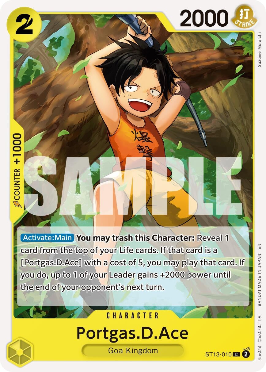 Image for Portgas.D.Ace - ST13-010 (Reprint) (ST13-010) (Premium Booster -The Best- Vol. 2) (PRB-02) - One Piece Card Game