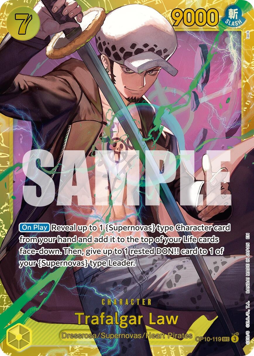 Image for Trafalgar Law - OP10-119 (Reprint) (OP10-119) (Premium Booster -The Best- Vol. 2) (PRB-02) - One Piece Card Game