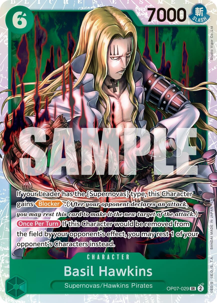 Image for Basil Hawkins - OP07-029 (Reprint) (OP07-029) (Premium Booster -The Best- Vol. 2) (PRB-02) - One Piece Card Game