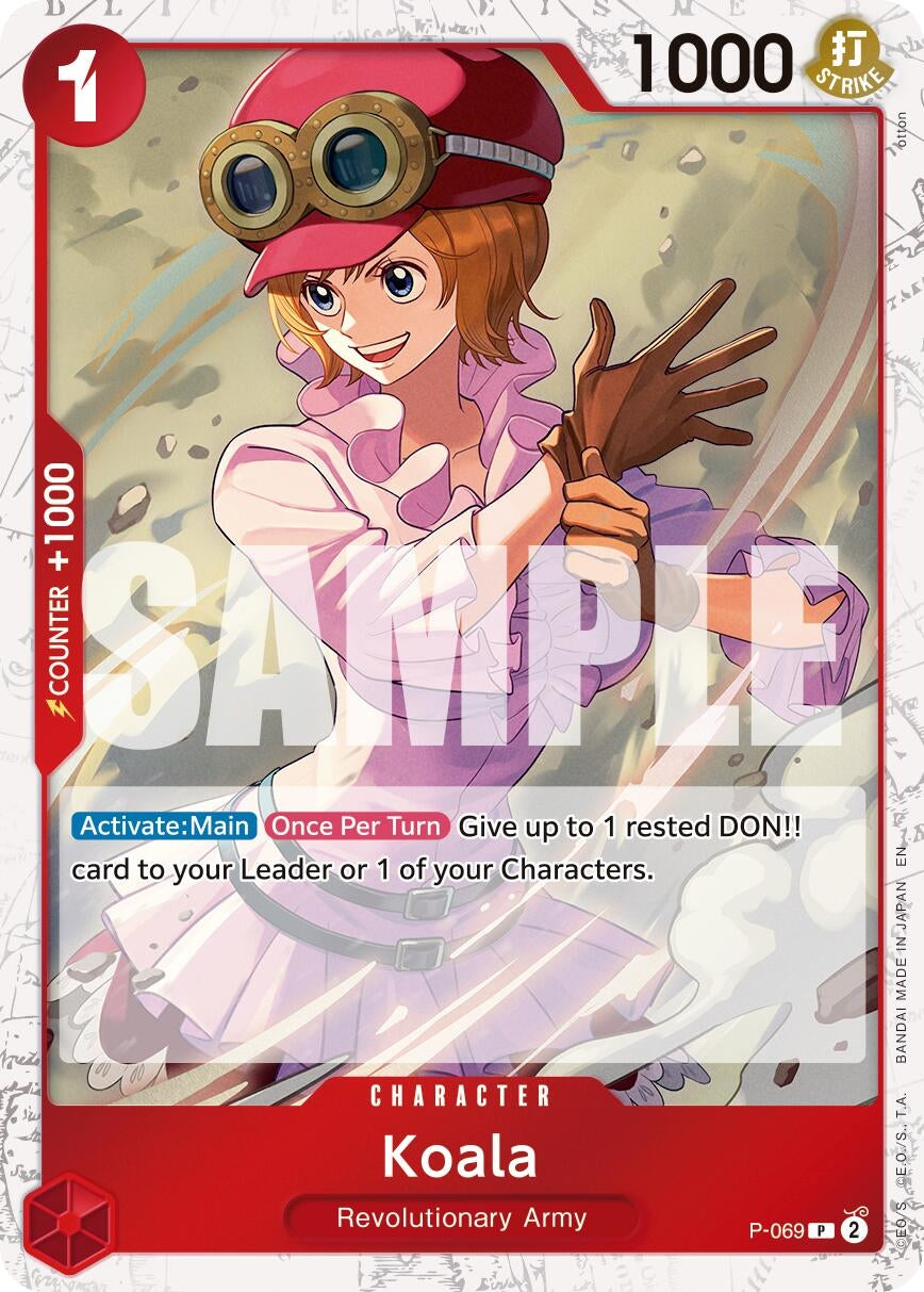 Image for Koala (Pirate Foil) (P-069) (Premium Booster -The Best- Vol. 2) (PRB-02) - One Piece Card Game