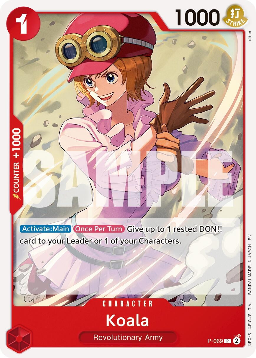 Image for Koala (Reprint) (P-069) (Premium Booster -The Best- Vol. 2) (PRB-02) - One Piece Card Game