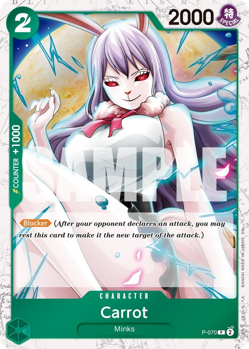 Image for Carrot - P-070 (Pirate Foil) (P-070) (Premium Booster -The Best- Vol. 2) (PRB-02) - One Piece Card Game