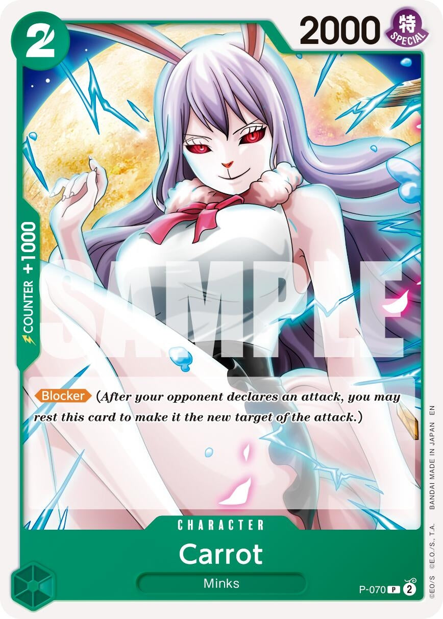Image for Carrot - P-070 (Reprint) (P-070) (Premium Booster -The Best- Vol. 2) (PRB-02) - One Piece Card Game
