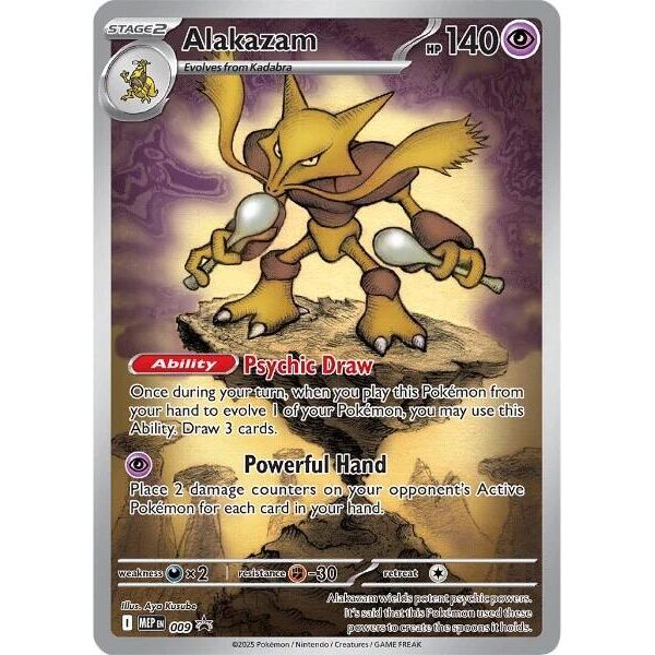 Image for Alakazam - 009 (009) (ME: Mega Evolution Promo) - Pokemon