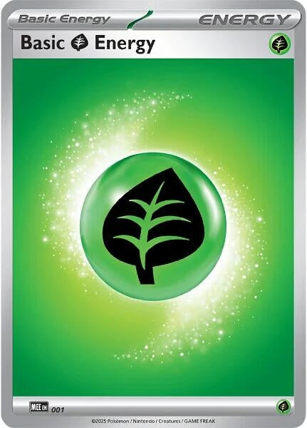 Image for Basic Grass Energy - 001 (1) (MEE: Mega Evolution Energies) (MEE) - Pokemon