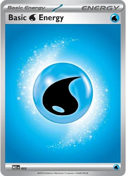 Image for Basic Water Energy - 003 (3) (MEE: Mega Evolution Energies) (MEE) - Pokemon