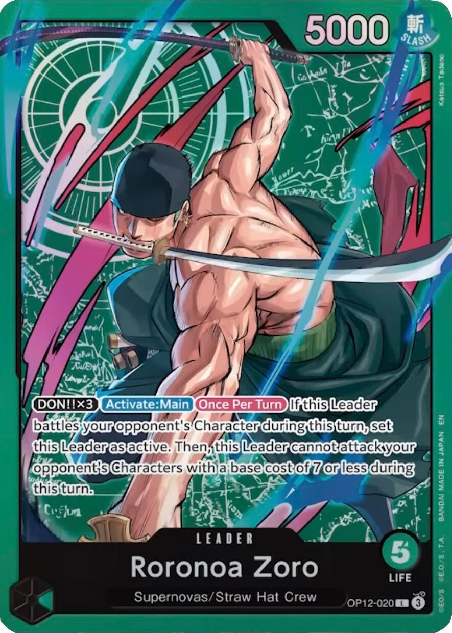 Image for Roronoa Zoro - OP12-020 (Zoro Deck) (OP12-020) (Learn Together Deck Set) (LT-01) - One Piece Card Game
