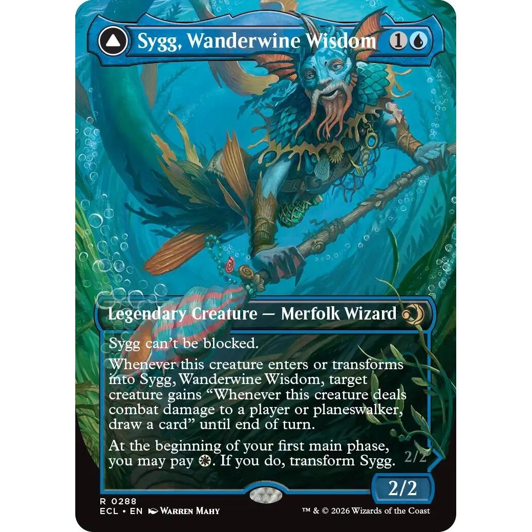 Image for Sygg, Wanderwine Wisdom (Borderless) (288) (Lorwyn Eclipsed) - Magic: The Gathering