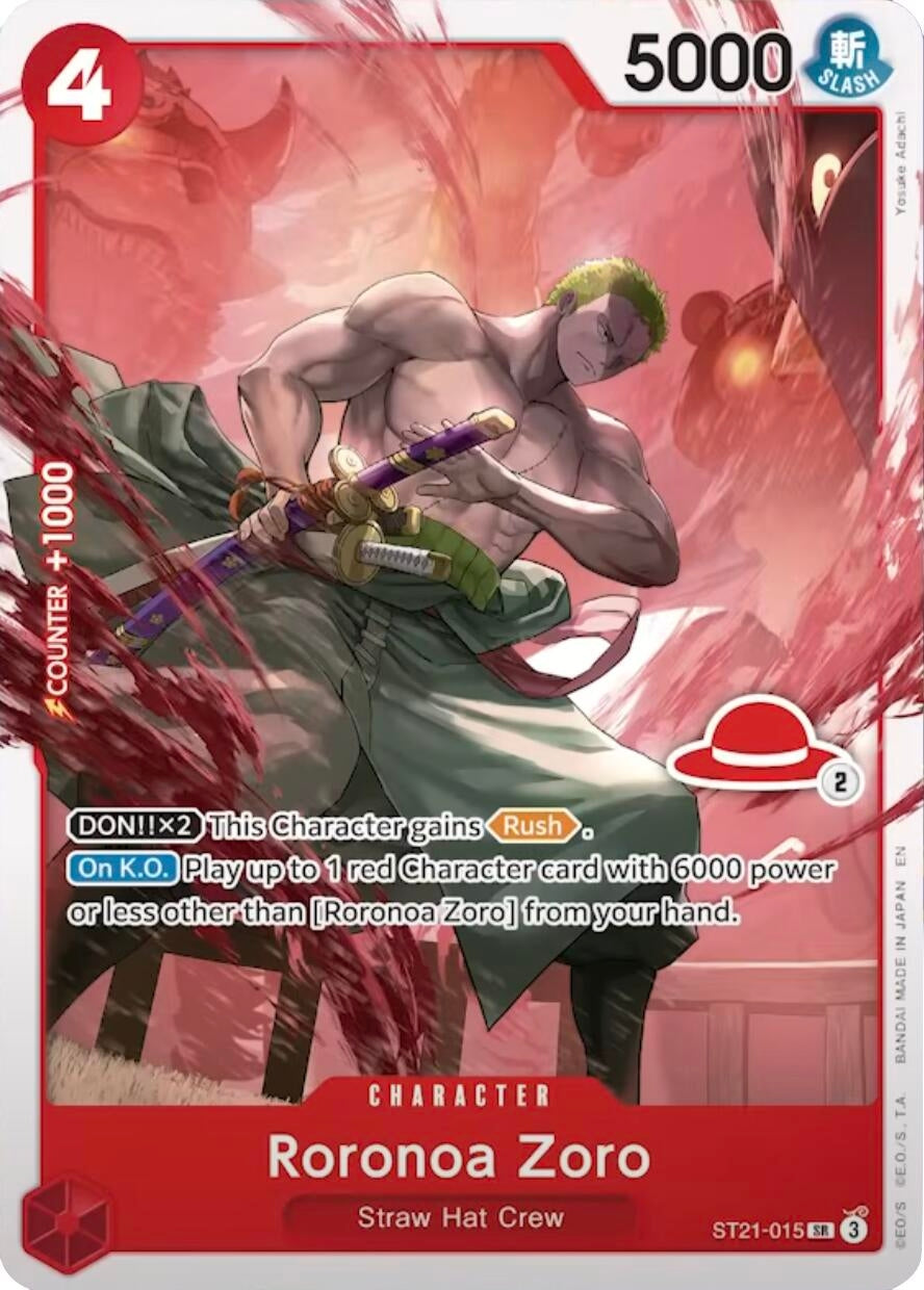 Roronoa Zoro - ST21-015 (Luffy Deck) (ST21-015) (Learn Together Deck Set)