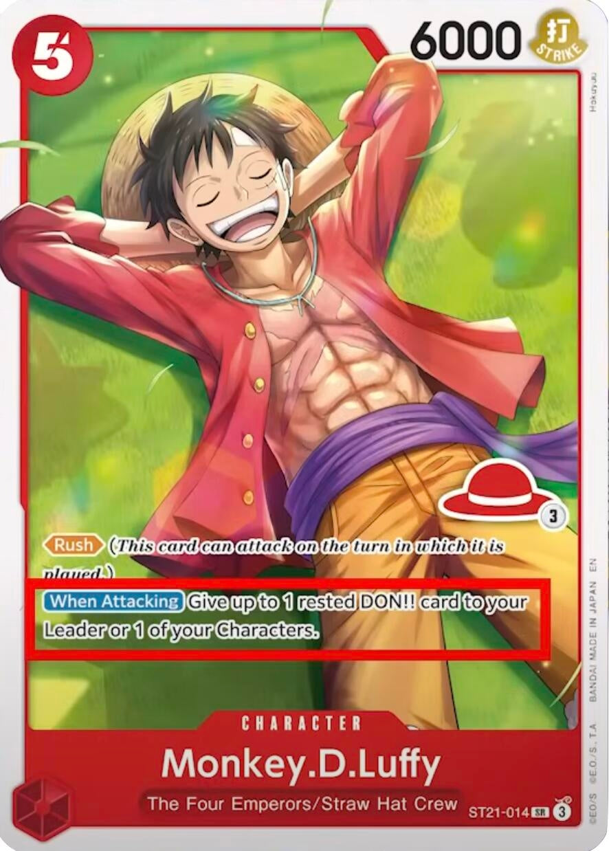 Monkey.D.Luffy - ST21-014 (Luffy Deck) (ST21-014) (Learn Together Deck Set)