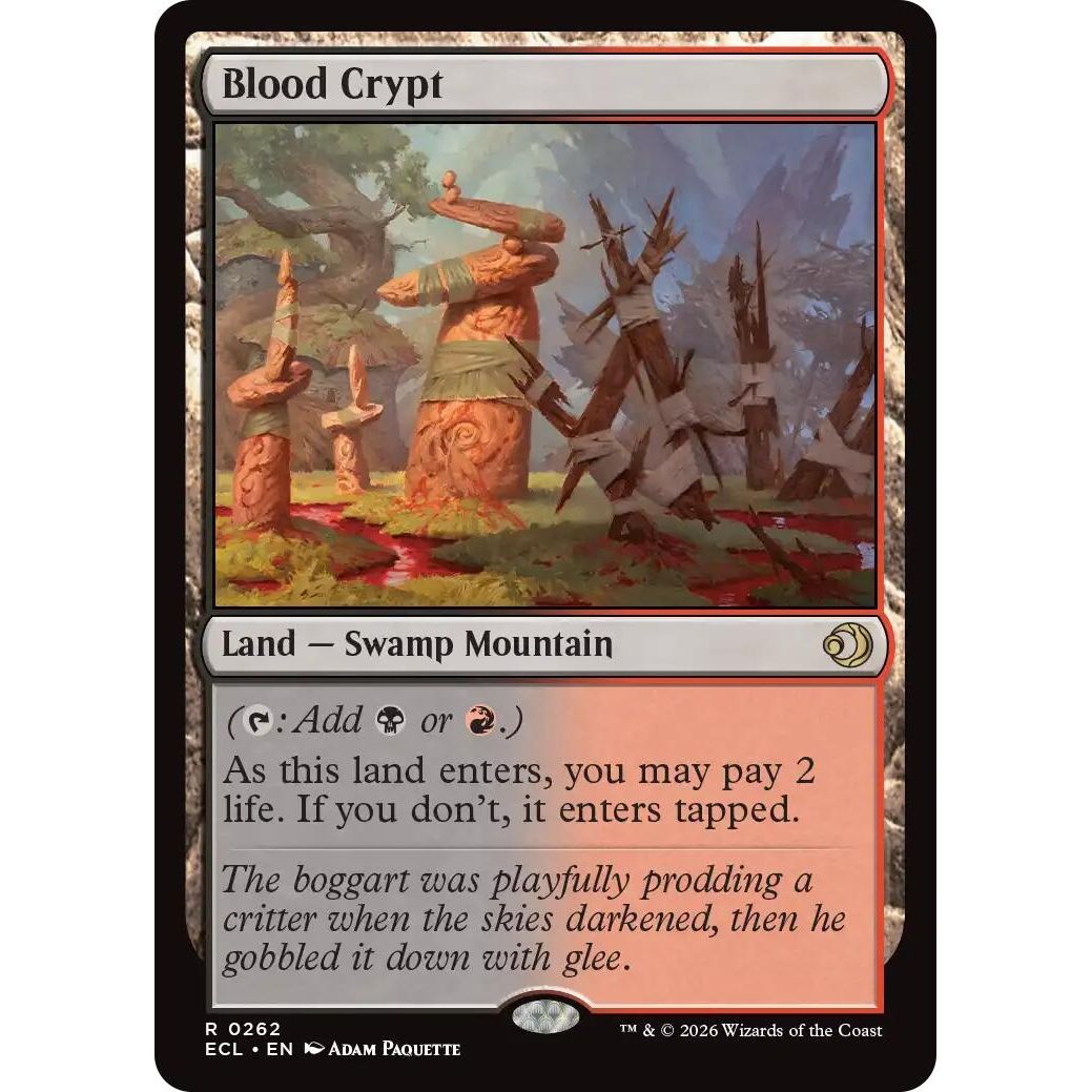Image for Blood Crypt (262) (Lorwyn Eclipsed) - Magic: The Gathering