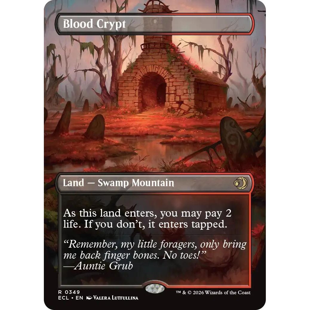 Image for Blood Crypt (Borderless) (349) (Lorwyn Eclipsed) - Magic: The Gathering