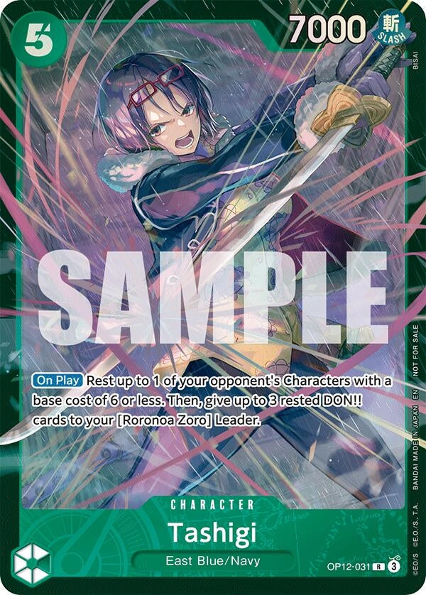 Image for Tashigi (Store Treasure Cup 2025) (OP12-031) (One Piece Promotion Cards) (OP-PR) - One Piece Card Game