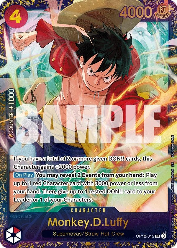Image for Monkey.D.Luffy (Treasure Cup 2025) (OP12-015) (One Piece Promotion Cards) (OP-PR) - One Piece Card Game