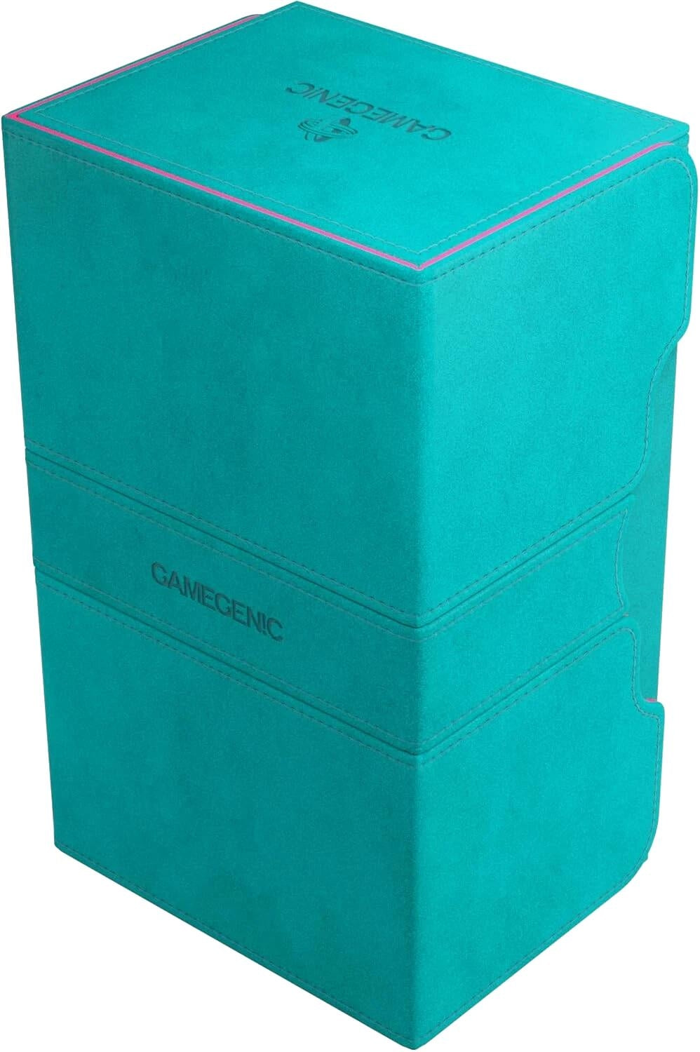 Image for GameGenic Stronghold XL Convertible Deck Box - Teal/Pink (Holds 200+) - Deck Boxes