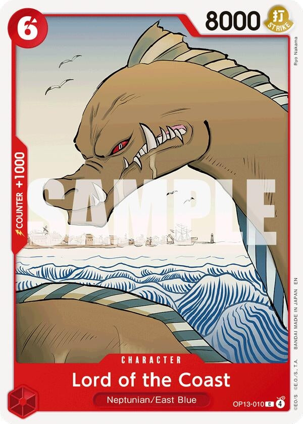 Image for Lord of the Coast (OP13-010) (Carrying On His Will) (OP13) - One Piece Card Game